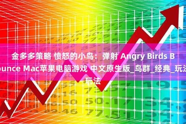 金多多策略 愤怒的小鸟：弹射 Angry Birds Bounce Mac苹果电脑游戏 中文原生版_鸟群_经典_玩法