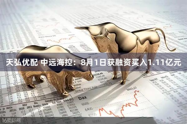 天弘优配 中远海控：8月1日获融资买入1.11亿元
